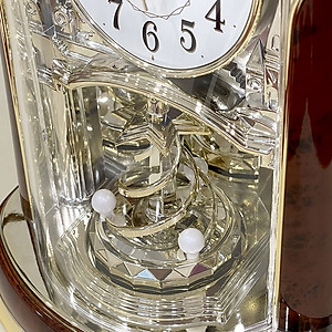 Đồng Hồ Để Bàn Rhythm 4SG713WS23 - Nâu (18.1 x 29.3 x 12.3 cm)