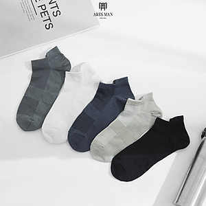 Tất - Vớ Nam Cổ Ngắn Basic Cao Cấp Nhiều Màu Dệt Từ Sợi Tre - Kháng Khuẩn, Thấm Hút, Thoáng Mát, Ngăn Mùi gấp 4 lần tất thường