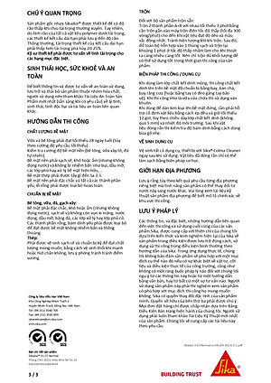 Keo neo thép râu, trám nứt bê tông hai thành phần - Sikadur-31 CF Normal (bộ 1.2 kg)