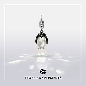 Vòng Tay Tropicana Phối Charm Swarovski Chim Cánh Cụt