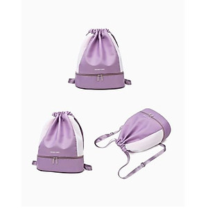 Balo Dây Rút Nam Nữ Đi Biển Tập Gym Có Ngăn Tách Đồ Khô Ướt Nhỏ Gọn Nhẹ Màu Sắc Tươi Mới - Hàng Loại 1 - Chính Hãng MINIIN