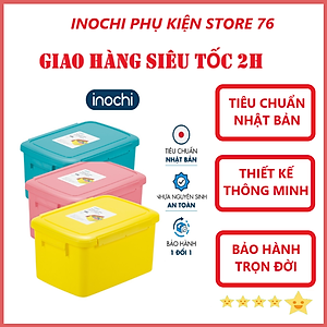 Thùng Đa Năng Đựng Quần Áo , Đồ Chơi Trẻ Em , Vật Dụng Linh Tinh Có Nắp Và Chốt Khóa Thông Minh Notoro Hàng Xuất Nhật - Chính Hãng ( Tặng kèm khăn lau pakasa)