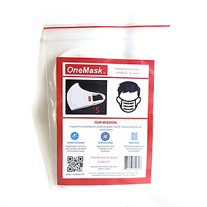 Khẩu trang Vải Nano Kháng Nước Kháng Khuẩn OneMask - Tái sử dụng được 30 lần