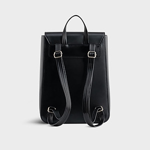 Balo Yuumy ( Thời trang nữ nắp gập dáng hộp cỡ lớn - Balo da Smooth YBA98 )