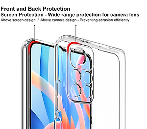 Ốp lưng silicon dẻo trong suốt mỏng 0.6mm cho Xiaomi Redmi Note 11s hiệu Ultra Thin độ trong tuyệt đối chống trầy xước - Hàng nhập khẩu