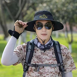 Mũ Nón Vành Che Nắng Chống Tia UV Travellers Có Dây Đeo Tiện Dụng Khi Đi Câu Cá Leo Núi