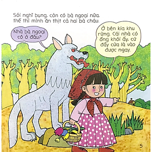Sách Bé Tập Kể Chuyện - Cô Bé Quàng Khăn Đỏ