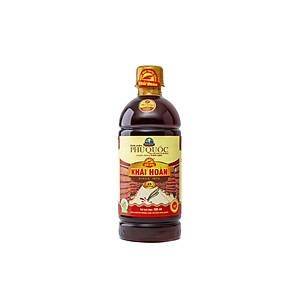 Đặc Sản Phú Quốc - Nước Mắm Phú Quốc Khải Hoàn 43 Độ Đạm Chai Nhựa 500Ml - Ocop 5 Sao
