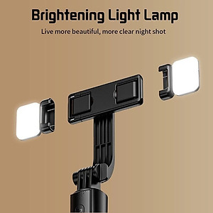 Gậy Tripod chụp ảnh tự sướng Selfie 3 chân gấp gọn 30cm, kéo dài 1M7 điều khiển từ xa có đèn Tripod chụp ảnh livestream - Hàng nhập khẩu