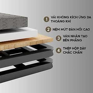 Giường gấp gọn thông minh tải trọng cao Q115 NIKITA, gọn nhẹ tiết kiệm không gian linh hoạt 2024