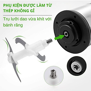 Máy xay thịt, máy xay tói ớt đa năng công suất mạnh mẽ 800W SOKANY SK-7028, dung tích 4L, cối INOX 304 - HÀNG CHÍNH HÃNG - DELIYA