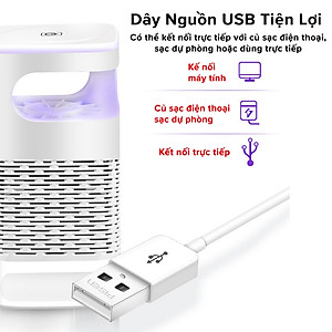 [Loại 1] Đèn Bắt Muỗi – Máy Bắt Muỗi Diệt Côn Trùng Thông Minh Kiêm Đèn Ngủ Có Cổng Cắm USB - BM01 chính hãng miDoctor