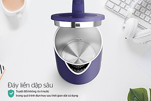 Ấm Siêu Tốc Inox 2 Lớp 1.8L Sunhouse SHD1355 - Hàng Chính Hãng