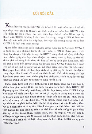 Bồi Dưỡng Năng Lực Tự Học Môn Khoa Học Tự Nhiên 6