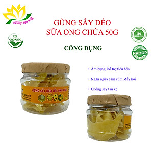 Gừng Sấy Dẻo Sữa Ong Chúa Hương Sen Việt