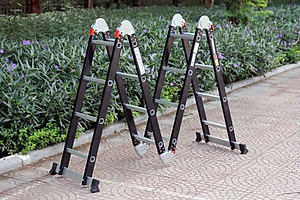 Thang Nhôm Đa Năng 4 Đoạn 16 Bậc Advindeq ADM104 