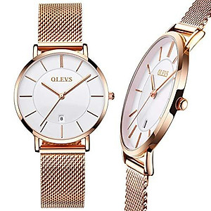 Mua Ladies Steel Watch,OLEVS Watches for Women,Waterproof Mesh