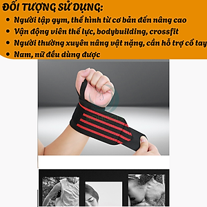 Bộ 2 Dây Quấn Cổ Tay Tập Gym Chống Trượt- Dây Hỗ Trợ Cổ Tay Khi Tập Tạ – Tập Lưng 2 Dây- Set 2 Đai Quấn Cổ Tay Chống Mỏi Khi Tập Thể Hình- Dây Quấn Tay Gym Tăng Lực Kéo – Bảo Vệ Cổ Tay 2 Cái– Co Giãn, Chống Trượt