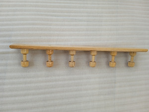 Giá treo quần áo gỗ N H home 6 móc màu tự nhiên 