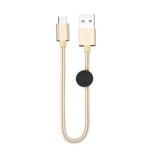 Cáp sạc nhanh 2.4A Hoco chuẩn Micro USB cáp bọc dù siêu bền, chống rối, chống gãy gập, dài 25cm dành cho Samsung, Xiaomi, Huawei, Vivo, Sony, X35 - Hàng chính hãng