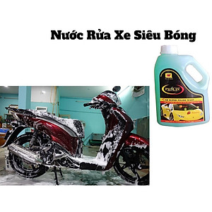 Combo 2 Chai Nước Rửa Xe Siêu Bóng Pallas 3000ml Tặng Kèm Khăn