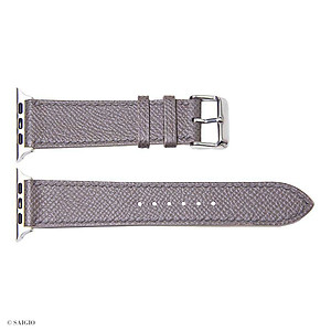 Dây Đồng Hồ Apple Watch 49mm 45mm 44mm 42mm, Chất Liệu Da Bê EPSOM Thảo Mộc Cao Cấp, Nhập Khẩu Từ Châu Âu, Dây Đeo Phong Cách Hiện Đại và Sang Trọng, Tương Thích Các Phiên Bản Series Ultra2/Ultra/SE2/SE/10/9/8/7/6/5/4/3/2/1