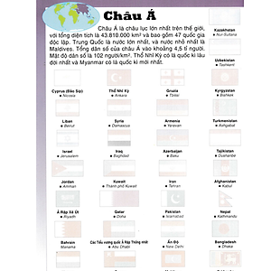 Quốc Kì Các Nước Trên Thế Giới - Sách Dán Hình Thông Minh Kèm Bản Đồ Thế Giới- Với Hơn 400 Lá Cờ Bóc Dán