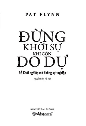 Sách Đừng Khởi Sự Khi Còn Do Dự