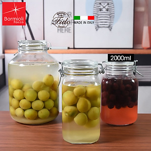 Hũ Thủy Tinh Nắp Cài Kín Hơi Fido Bormioli Rocco 149240M02321991 (2000ml)