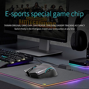 Chuột Led Không Dây GX9 - Bluetooth + Wireless USB 2.4G - Pin sạc - Chống ồn cho máy tính Laptop hàng nhập khẩu