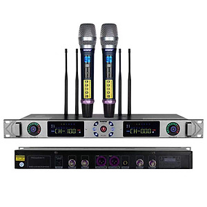 Micro Shure UGX23 Plus - Model 2022 - Vỉ tím, tự ngắt - Hát nhẹ, tiếng tròn - Hàng nhập khẩu