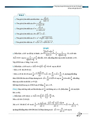Sách Tổng Hợp Chuyên Đề Trọng Tâm Thi Vào Lớp 10 Chuyên Và Học Sinh Giỏi - Đại Số 9