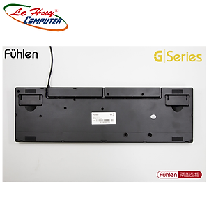 Bàn Phím Fuhlen G411S Black - Phím văn phòng - Hàng Chính Hãng