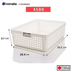 Rổ đựng đồ đa dụng Inomata size A4 - Hàng nội địa Nhật Bản (#Made in Japan)