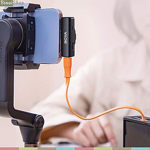 BOYALINK / BOYALINK A1 - Micro Cài Áo Không Dây 2.4GHz Cho IOS, Android, Máy Ảnh, Phạm Vi Thu 100m - Hàng chính hãng