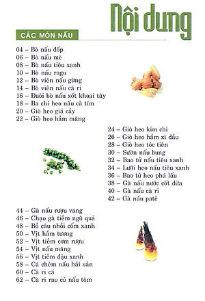 Sách Nấu Ăn Ngon - Các Món Nấu