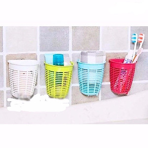 Rổ treo đựng giẻ rửa bát tiện lợi màu trắng (dáng sâu) - Hàng nội địa Nhật