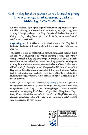 Sách Ăn gì không già: Phương pháp khoa học để khỏe mạnh hơn khi già đi