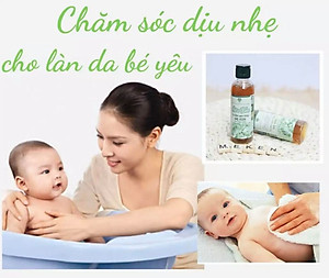 SỮA TẮM LÁ KHỔ QUA RỪNG MẸ KEN -500ML (hỗ trợ  Trị rôm sẩy cho bé ,hăm tả, ngứa da)