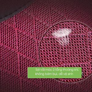 Gối tựa đầu xe ô tô cao su non, gối tựa lưng ô tô cao cấp kê cổ tựa lưng ghế ô tô, massage vai gáy phụ kiện xe hơi Tâm Luân