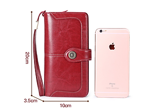 Ví Da Bò Cầm Tay Dáng Dài Thời Trang cao cấp Cho Nữ phong cách mới