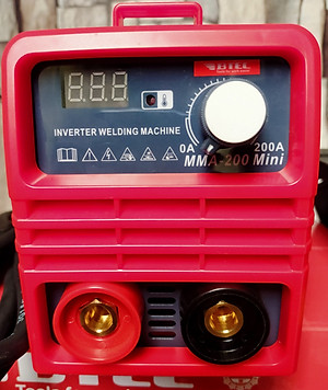 MÁY HÀN ĐIỆN TỬ BTEC MMA-200 MINI (CHUYÊN KÉO QUE 2.5, CÓ ĐỒNG HỒ)- HÀNG CHÍNH HÃNG