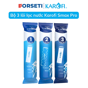 Bộ lõi lọc Smax Pro Karofi 123 gấp đôi công suất và tuổi thọ - Hàng chính hãng 100% 