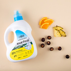 Combo 2 nước giặt sinh học ENZYCO 2L - Chiết xuất Bồ hòn và Enzyme Dứa