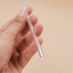 Ống Hút Thủy Tinh Trà Sữa Trân Châu + Hộp Đựng + 2 Ống hút sinh tố + Cọ làm sạch ống