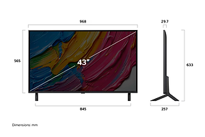 Smart Tivi LG QNED AI 4K 43 Inch 43QNED80ASA - Hàng Chính Hãng