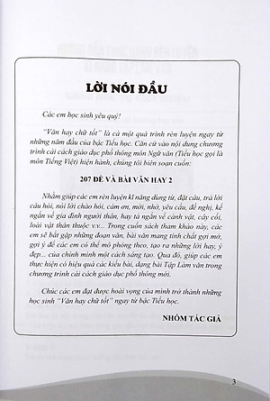 207 Đề Và Bài Văn Hay Lớp 2 (Theo Chương Trình Tiểu Học Mới)