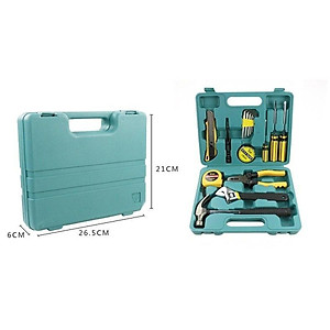 Bộ Dụng Cụ Sửa Chữa Gia Đình Đa Năng 16 Món Tiện Dụng, Bộ Đồ Nghề Đa Năng Xếp Gọn Có Hộp Đựng