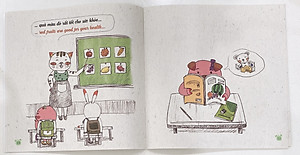 Sách Rèn Luyện Thói Quen Tốt 2-6 Tuổi: Biết Lắng Nghe Nhé, Lợn Hồng (Song Ngữ)