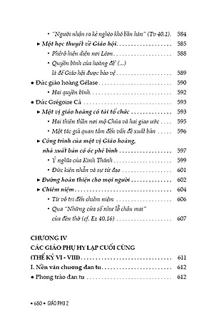 GIÁO PHỤ - Tập II  - Thế Kỷ IV-VIII